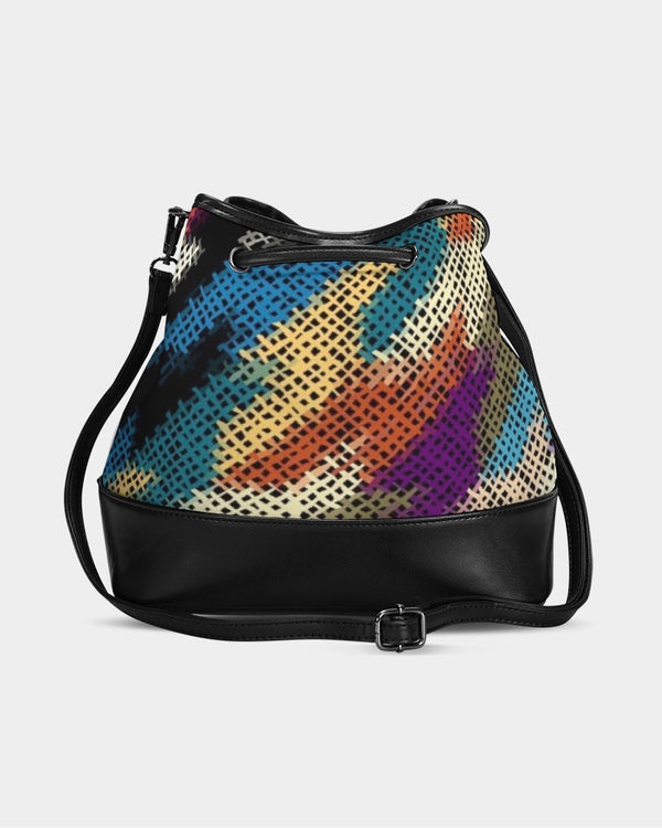 art Mini Drawstring Bucket Bag trisarte