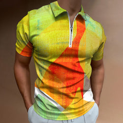 Short sleeve polo shirt Inkedjoy