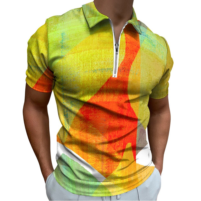 Short sleeve polo shirt Inkedjoy