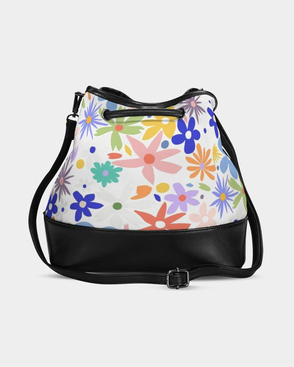 art Mini Drawstring Bucket Bag trisarte