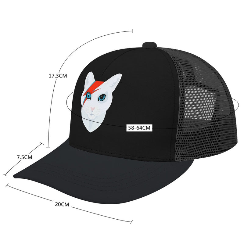 Baseball Cap Bent glue rear hollow (multi-color optional) Inkedjoy