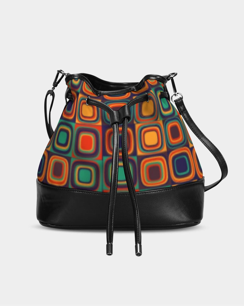 art Mini Drawstring Bucket Bag trisarte