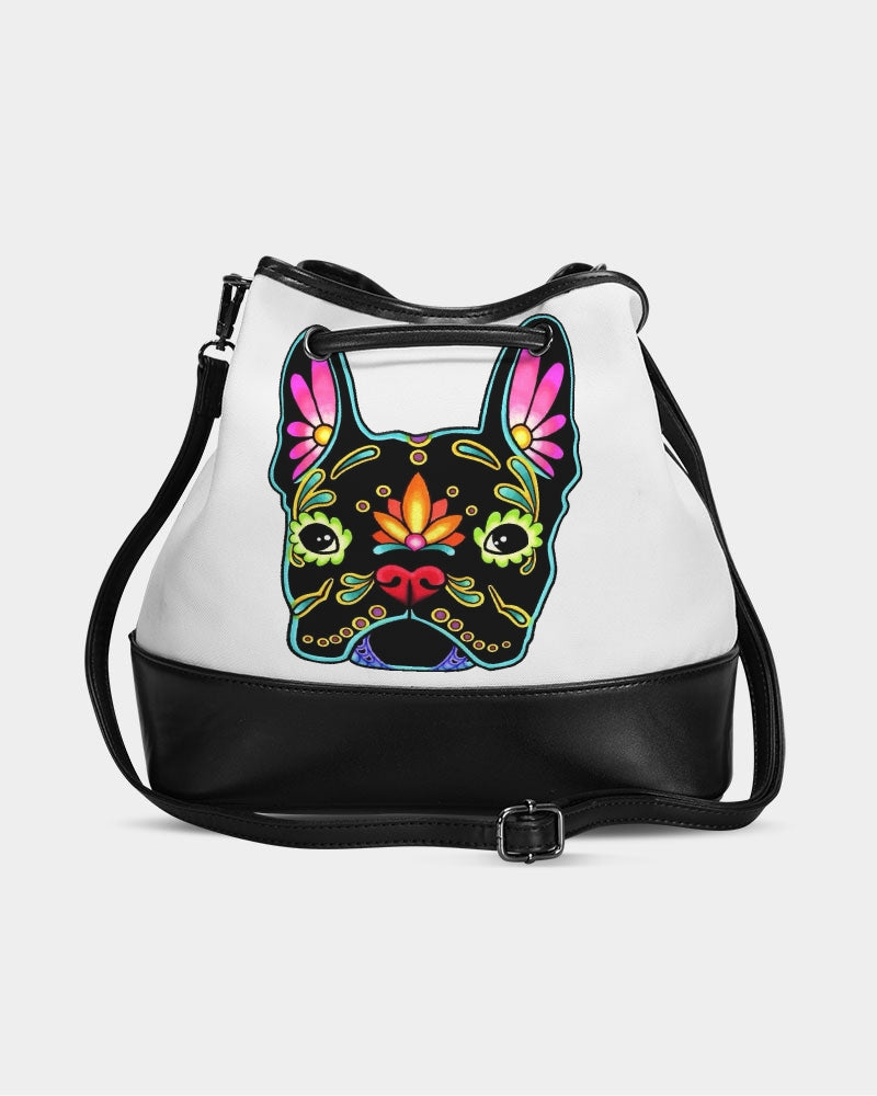 art Mini Drawstring Bucket Bag trisarte