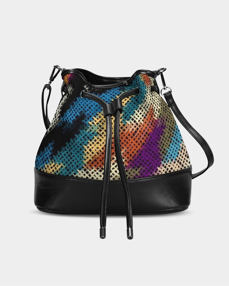 art Mini Drawstring Bucket Bag trisarte