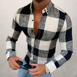 Men's checked shirt