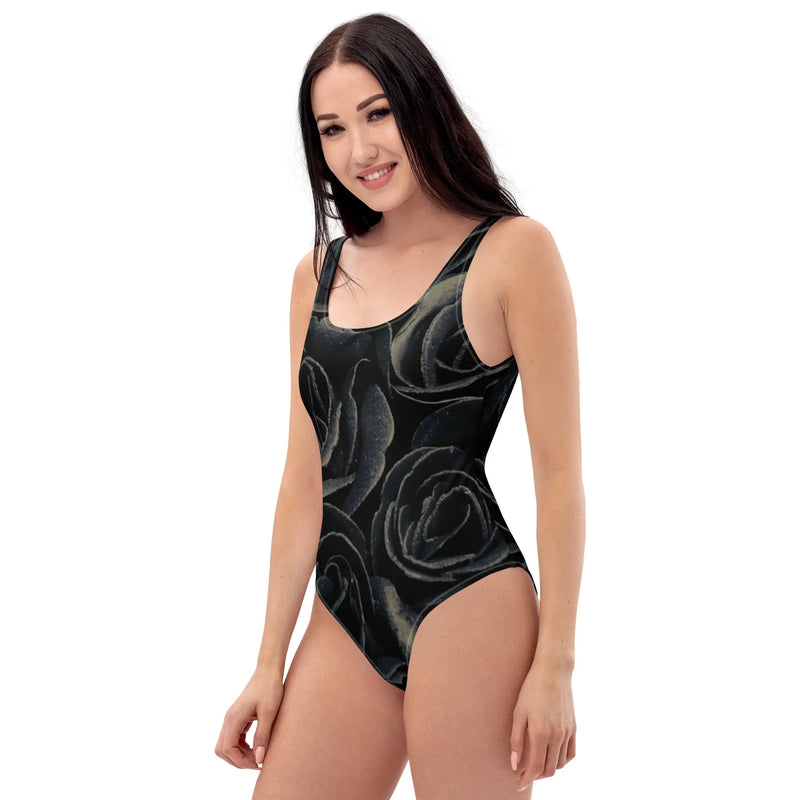 Costume da bagno black rose