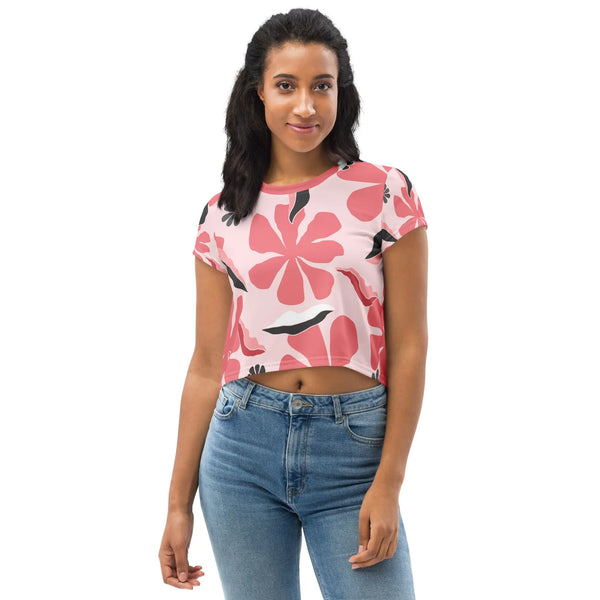 crop top flores pop