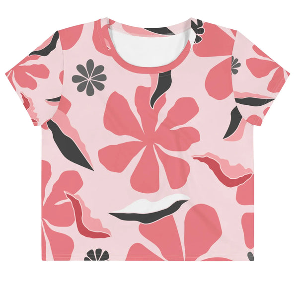 crop top flores pop