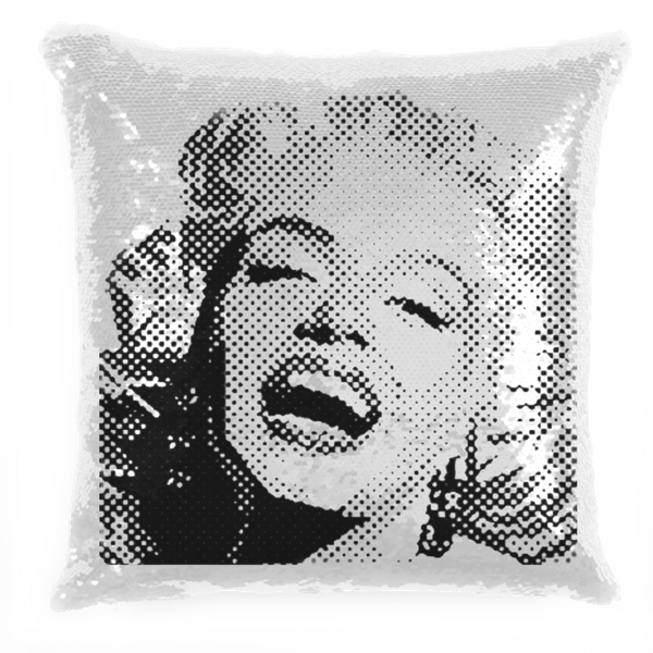 Cuscino Pailettes Cuscino pop Marikyn Monroe Hoplix