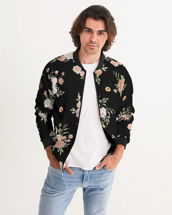 Chaqueta bomber floral para hombre