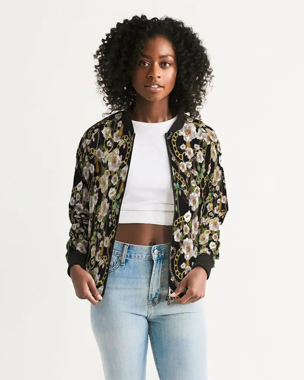 Floral Women's Bomber Jacket