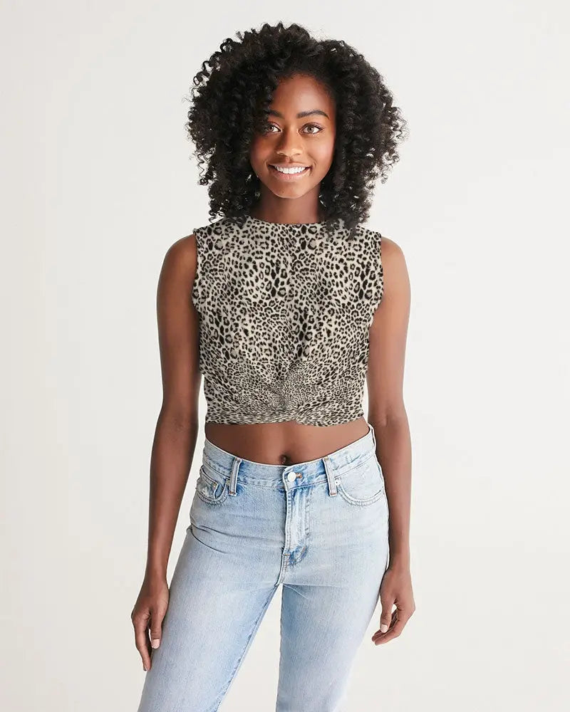 Tops de mujer de leopardo 