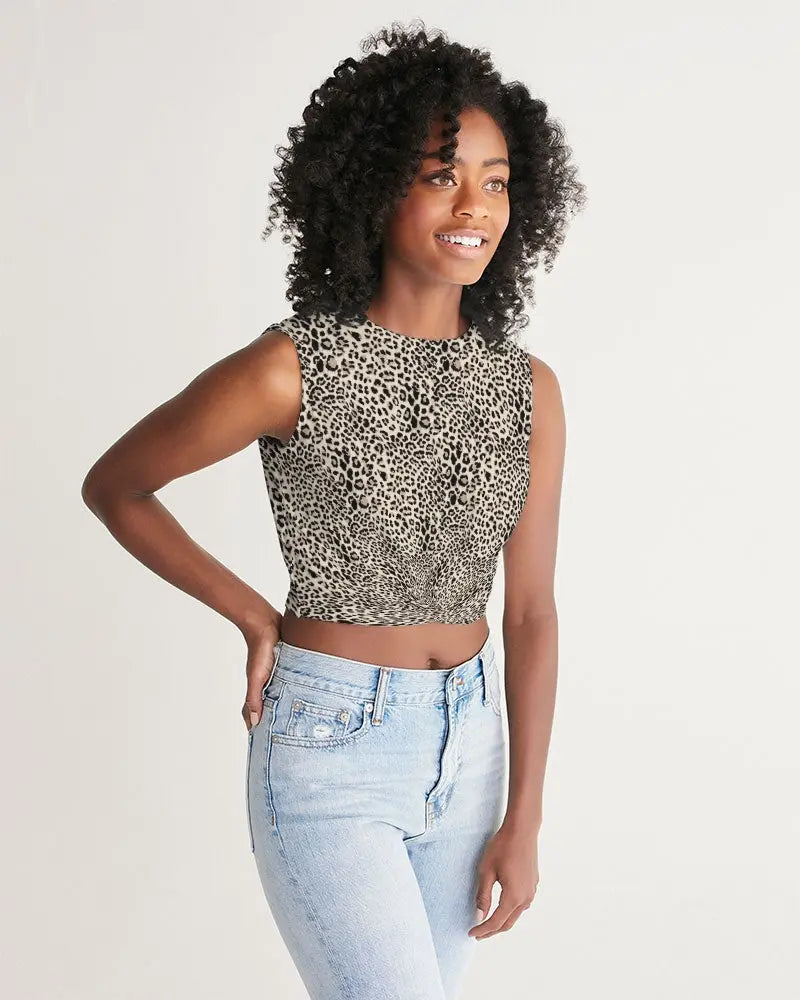 Tops de mujer de leopardo 