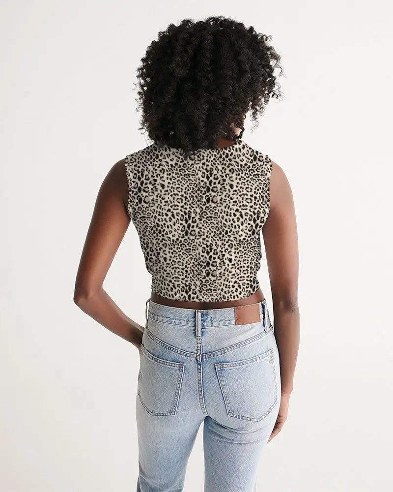 Tops de mujer de leopardo 