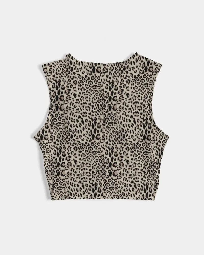 Tops de mujer de leopardo 