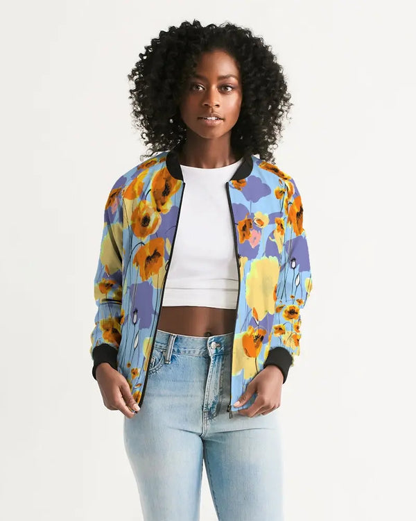 Summer Flowers Women's Bomber Jacket