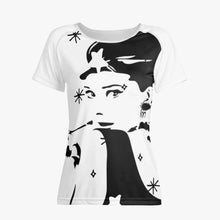 Carica l&#39;immagine nel visualizzatore di Gallery, Women T-shirt Audrey Hepburn
