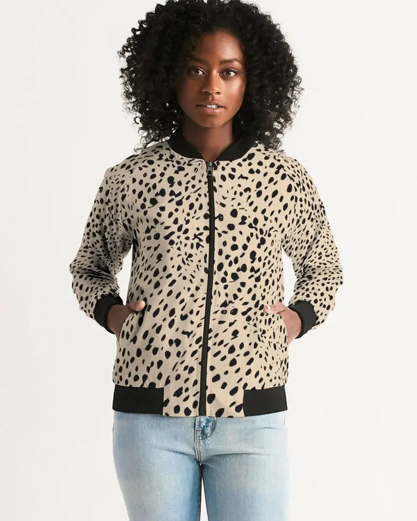 Women's bomber ghepard