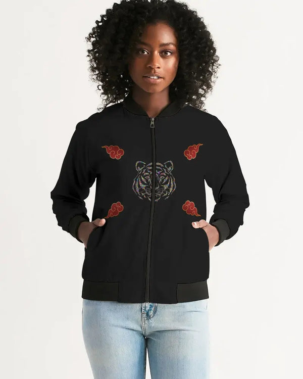 Women's bomber tiger