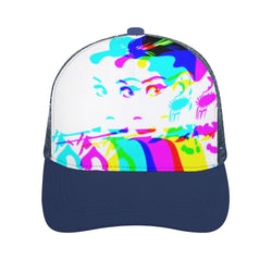 Baseball Cap Bent glue rear hollow (multi-color optional) Inkedjoy