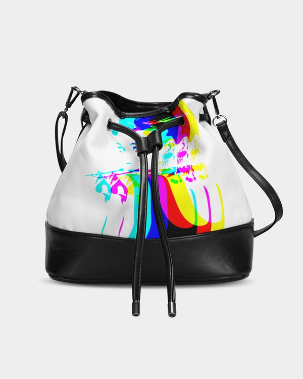 art Mini Drawstring Bucket Bag trisarte
