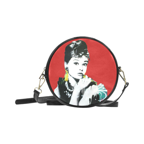 Bag round Audrey Hepburn Inkedjoy