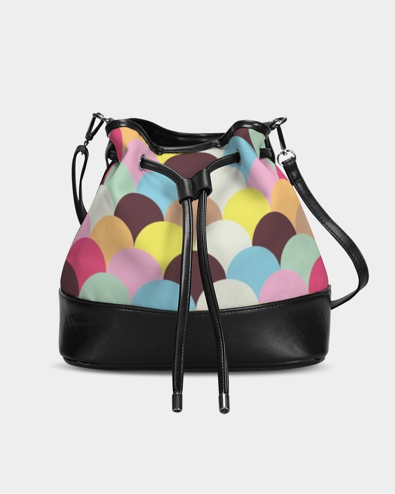 art Mini Drawstring Bucket Bag trisarte