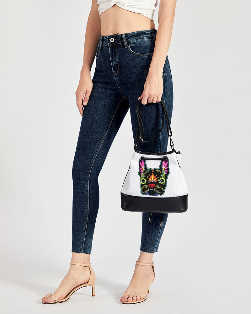 art Mini Drawstring Bucket Bag trisarte